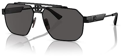 Dolce & Gabbana 0DG2294 59 01/87 Sonnenbrille, Unisex-Erwachsene, Mehrfarbig, Einheitsgröße