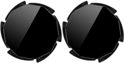 YIANERM Armaturenbrett-Montageplatte Doppelseitig Klebendes Klebepad Klebescheibe für Saugnapf KFZ-Handyhalterung,Kamera, Windschutzscheiben-Halter, Tablet, GPS Sat NAV Basis(2 Pack,80MM) (Schwarz)