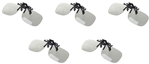 ZOMTTAR 5 x 3D Glasses Clip on for CINEMA AND 3D IN THE PUB