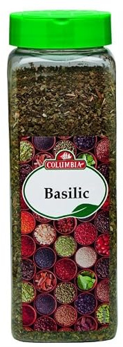 FUCHS Basilic Frais en Boîte de 150g de Qualité Premium - Idéal pour Assaisonner vos Plats - Herbes et Épices de Cuisine - Columbia 1L - Le Lot De 3