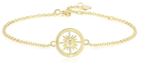 GAVU Damen Armband mit Kompass Anhänger
