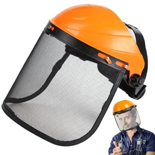 Maschera per lo scudo del viso, scudo del viso per l'erbaccia regolabile Scudo del viso a faccia a pieno viso regolabile con spugna imbottita scugnante a prova di protezione a prova di protezione tra