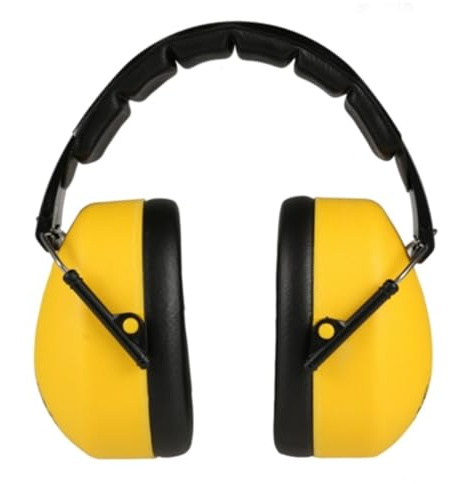 Supreme TTF Hearing Protection Ear Muffs for Noise Reduction, NRR 32DB Ear Protection Ear Muffs, Foldable Earmuffs Sound Blocking for Adult Autism, for Mowing Construction Shooting