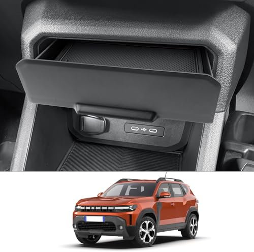 CDEFG Compatible with Dacia Duster 3 2024 2025 / Bigster Center Console Drawers Organizer Hidden Storage Box Tray Shelves Duster III 2024 2025 Accessories