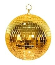 LP Divertissements Boule à facettes dorÉe 30cm