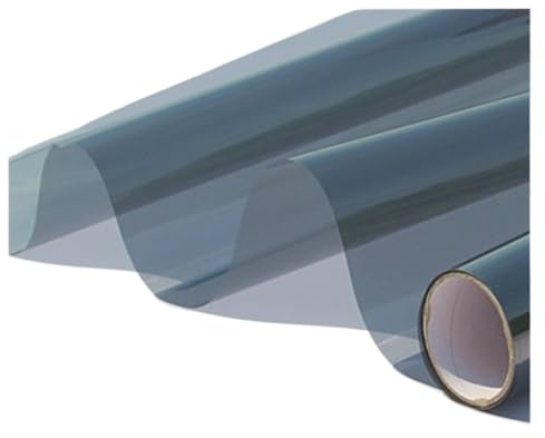 Pellicola a Specchio per Finestre Elegante Grigio Color Solar Film Statico Finestra Pellicola Auto-adhenensive Anti UV. di isolamento del riscaldamento(70cmx200cm)