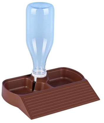 LAIOUSN Plato para reptiles para tortugas y lagartos, que proporciona agua y alimentos, funcionalidad automática para mayor comodidad, múltiples comederos
