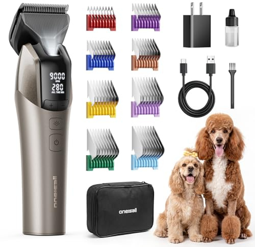 oneisall Professional Dog Grooming Clippers for Thick Hair at Home