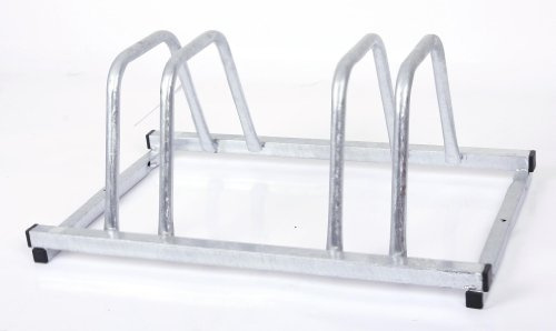 Fahrradständer für 2 Fahrräder 50x39 cm n-Form feuerverzinkt (Bike-Ständer für Fahrrad/Mountainbike)