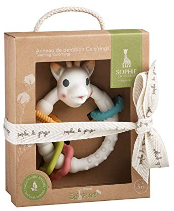Sophie La Girafe 220120.0 - Sonajero mordedor Colo'Rings So'Pure