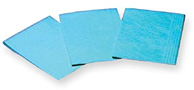 Dispotech - Tücher Politenate 33x45 cm, bestehend aus 1 Schicht Zellulose und 1 Schicht Pliethylen, hellblau, 25231