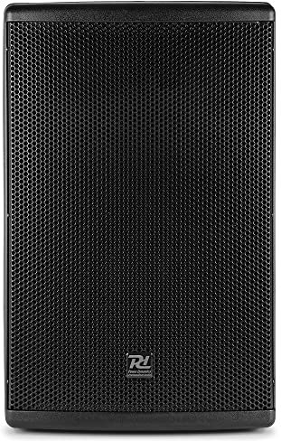 Power Dynamics PD412A 12 Active PA Speaker, 1400W Bi-Amplified System with Bluetooth, Built-in DSP, EQ Modes, Mic Input & Stage Monitor Design
