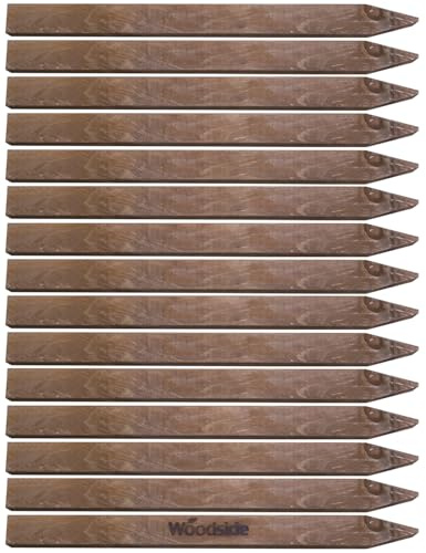 Woodside Square Pressure Treated Wooden Fence Posts/Stakes Garden Fencing Pegs 15 PACK