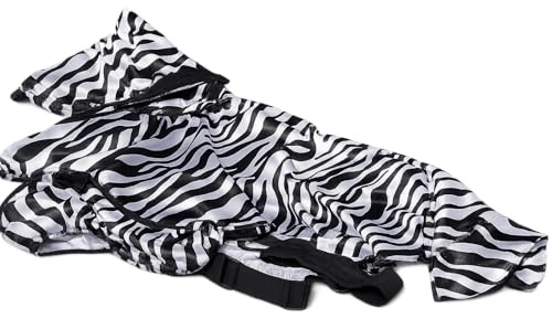 Ekzemerdecke Ekzemer Decke Fliegendecke mit Halsteil Minisehtty Shetty Zebra 60 70 80 90 100 cm Tysons (100)