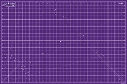 La Canilla Tapis de Découpe Auto-Cicatrisant A1 (90 x 60 cm - 36x24) Self-Healing Cutting Mat Planche Coupe pour Couture Patchwork Modelisme Cutter | Marqué en Centimètres et en Pouces
