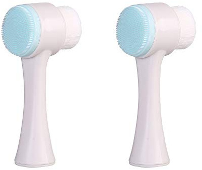 1 brosse pour le visage pour le nettoyage et l'exfoliant du visage brosse de nettoyage avec poils doux pour masser et gommer