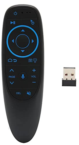 Röstfjärrkontroll för Android System TV Protector, Bluetooth Air Remote Controller Stöd för Voice.(G10S PRO BT)