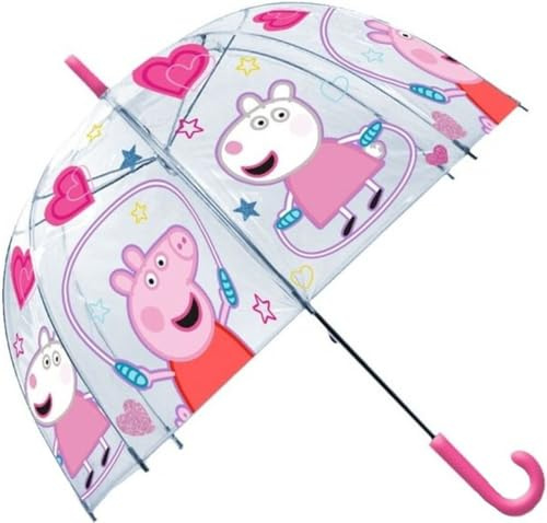 Kids Euroswan - Parapluie transparent Cloche 19 Peppa Manual, multicolore (PP17100), multicolore, Única, Parapluie cloche « Reason » : « The 'style' attribute refers to the distinctive design