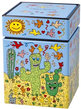 Teedose Desert Life - James Rizzi Pop Art