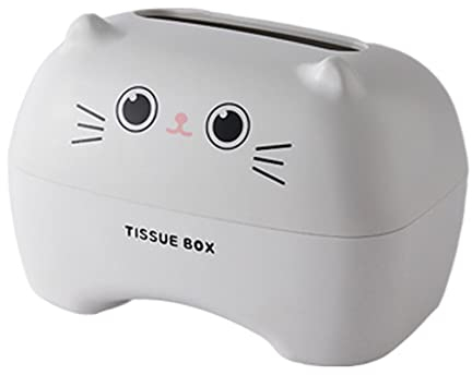 Uposao Taschentücher Box, Cartoon Katze Niedlich Tissue Spender Serviettenhalter Kosmetiktücherbox Taschentuchspender Papierhandtuch Box Papiertuchbox für Auto, Badezimmer, Schlafzimmer, Büro