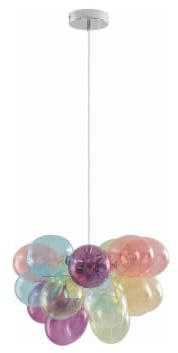 Lucande Pendelleuchte Diborah (Design, Modern) aus Glas (3 flammig G9) - Hängelampe Esstischlampe Hängeleuchte Wohnzimmerleuchte