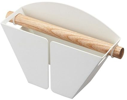 BURLOE Weiß, Kaffeefilterhalterung Magnetischer Kaffeefilterpapierhalter, Zur Wandmontage Metall Kaffeepapier Aufbewahrungsbehälter Spenderregal