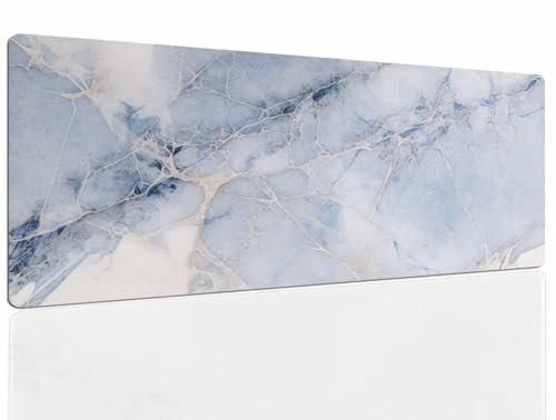 Tapis de Souris Stone, Tapis Souris XXL, 1600x800x4mm Tapis de Bureau Gaming AntidéRapant, Tapis Bureau étanche, sous-Main pour Clavier et Souris, Mouse Pad Mat, pour Gamer, Ordinateur, Pc 1163