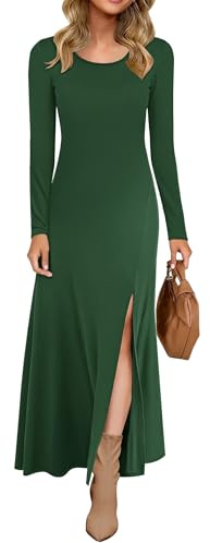 AUSELILY Women Long Sleeve Dress Winter