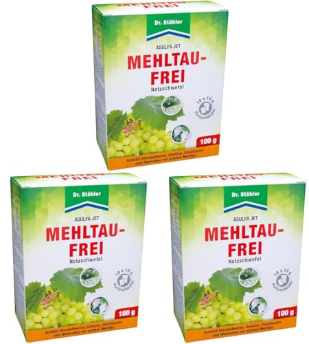 3 x Dr. Stähler ASULFA® JET Mehltau-Frei 10 x 10 g - Flora Sparpaket