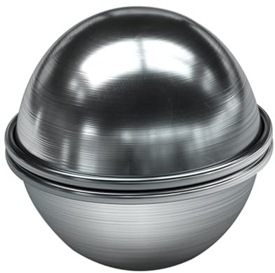 OSALADI Badekugelform Metall 2 Stück Kugelformen Für Badekugeln Langlebig Sicher Ergonomisch Badekugel Herstellung