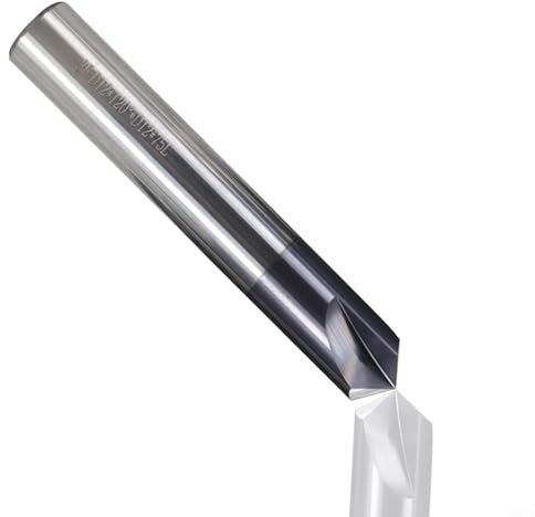 3 Flute Chamfer Milling Cutter 60 Degrees Bit Professional End Mill for Steel Alloy Aluminum Copper Easy Debris Removal Polishing Tool Diameter D2 D3(D8)