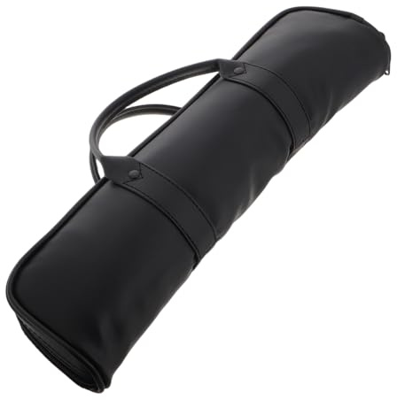 Flötenkoffer aus Kunstleder für Musiker, 16-loch, Schwarz | Schützende Aufbewahrungstasche, Tragbare Gigbag, Leicht, für Auftritte und Verschiedene Anlässe