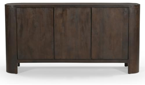 Giga Meubel Sideboard Mitchel | Walnuss | Mangoholz | 150 cm | 3 Türen