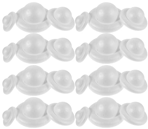 Zerodeko 10 Sets DIY Planet Schaumstoffball Bastelmaterial für Kreative Wissenschaftsprojekte Leichter und Langlebiger Bastelschaum für Erwachsene