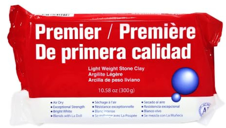 activa La Doll Premier natürlicher lufttrocknender Steinton, 300 g