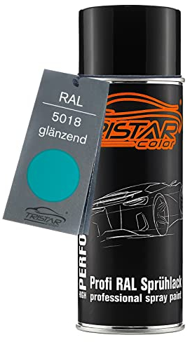 TRISTARcolor RAL 5018 Türkisblau Spraydose 400 ml glänzend schnelltrocknend