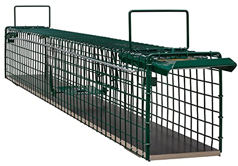 Marderfalle 116cm lang Lebendfalle lebend Falle Marder-Falle Grün