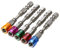 ArtisanShow 5PCS 65mm Anti-Slip Electric Magnetic Nut Driver Set 1/4 Inch Hex Shank S2 PH2 Magnetic Phillips Cross Screw Screwdriver Bits Set Electric Power Driver Bit Set Gift for Machinist