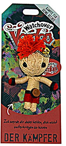 unbekannt Watchover Voodoo Sammel Puppe von H&H mit Spruch Der Kämpfer