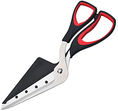 Pizzaschneider Küchenschneider Pizzaschere Abnehmbarer Pfannkuchenschneider Steakkochen Multifunktionale Scharfe Klinge Edelstahl BBQ Pizzaschneider (Color : A)
