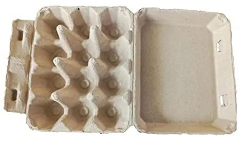 Vorfaove 30 Cartones de Huevos en Blanco Vintage, Estilo CláSico de 3 X 4 para 12 Huevos Grandes, DiseñO Resistente Hecho de Caja de Huevos Reciclada B