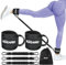 Juego de bandas de resistencia con correas de tobillo, equipo de entrenamiento de glúteos, bandas de tobillo para entrenamiento, equipo de ejercicio de glúteos para piernas y glúteos de mujer,