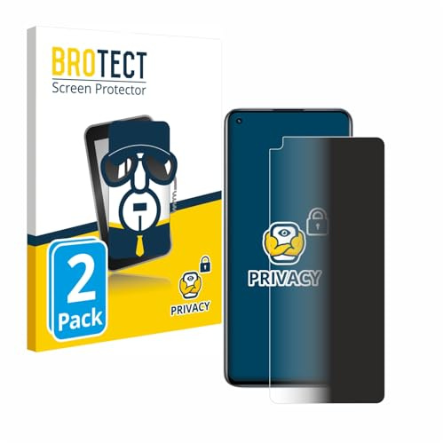 BROTECT 2 Unidades Protector Pantalla Privacidad para realme GT Neo 2 [Anti-Espía, Película Protección, Privacy]