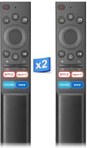 Remoto Universal para Samsung-Smart-TV, Compatible con Todos Los Televisores Samsung Frame Serif Crystal UHD Neo QLED OLED 4K 8K Smart Monitors【2 pcs】