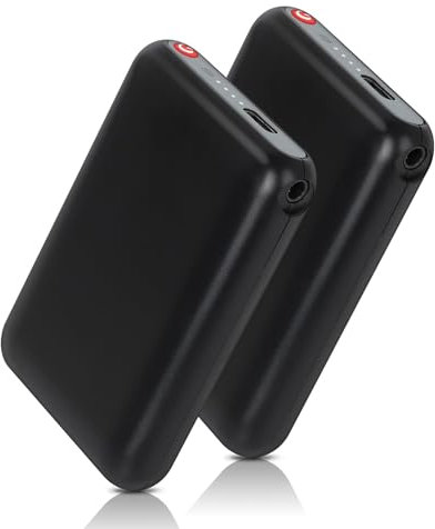 Rtdep Batterie rechargeable au lithium polymère 5 V 5000 mAh pour gants chauffants, écharpes chauffantes, chaussettes chauffantes (batterie sans contrôle de vitesse)