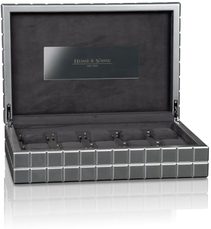 **Elegante Uhrenbox Dover 10 von Heisse & Söhne – Perfekte Aufbewahrung für bis zu 10 Uhren, stilvolles Design, edle Materialien, ideal für Sammler und Liebhaber**