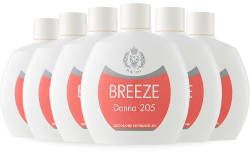 BREEZE | Squeeze Deodorant Kvinna 205 6 x 100 ml