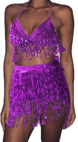 Belle robe vous un petit ensemble jupe costume femme glands costumes & ensembles robe noire femme manches longues paillettes