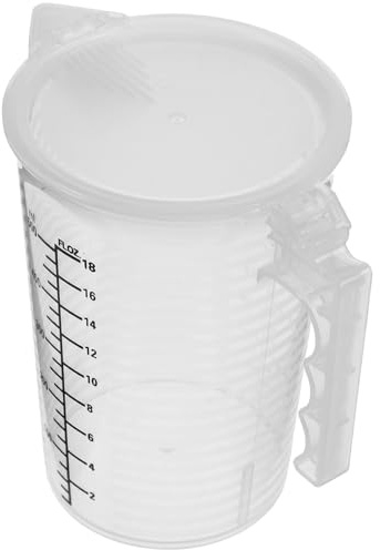 UPKOCH Bicchiere Graduato da 500ml in Pp Riutilizzabile Manico, Misurino per Liquidi la Cottura e Miscelazione in Cucina