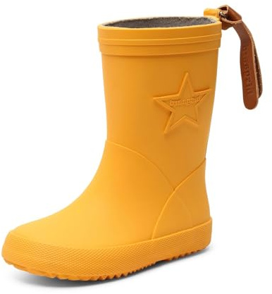 Bisgaard unisex barn Rubber Boot Star gummistövlar, gul (80 gul), 29 EU